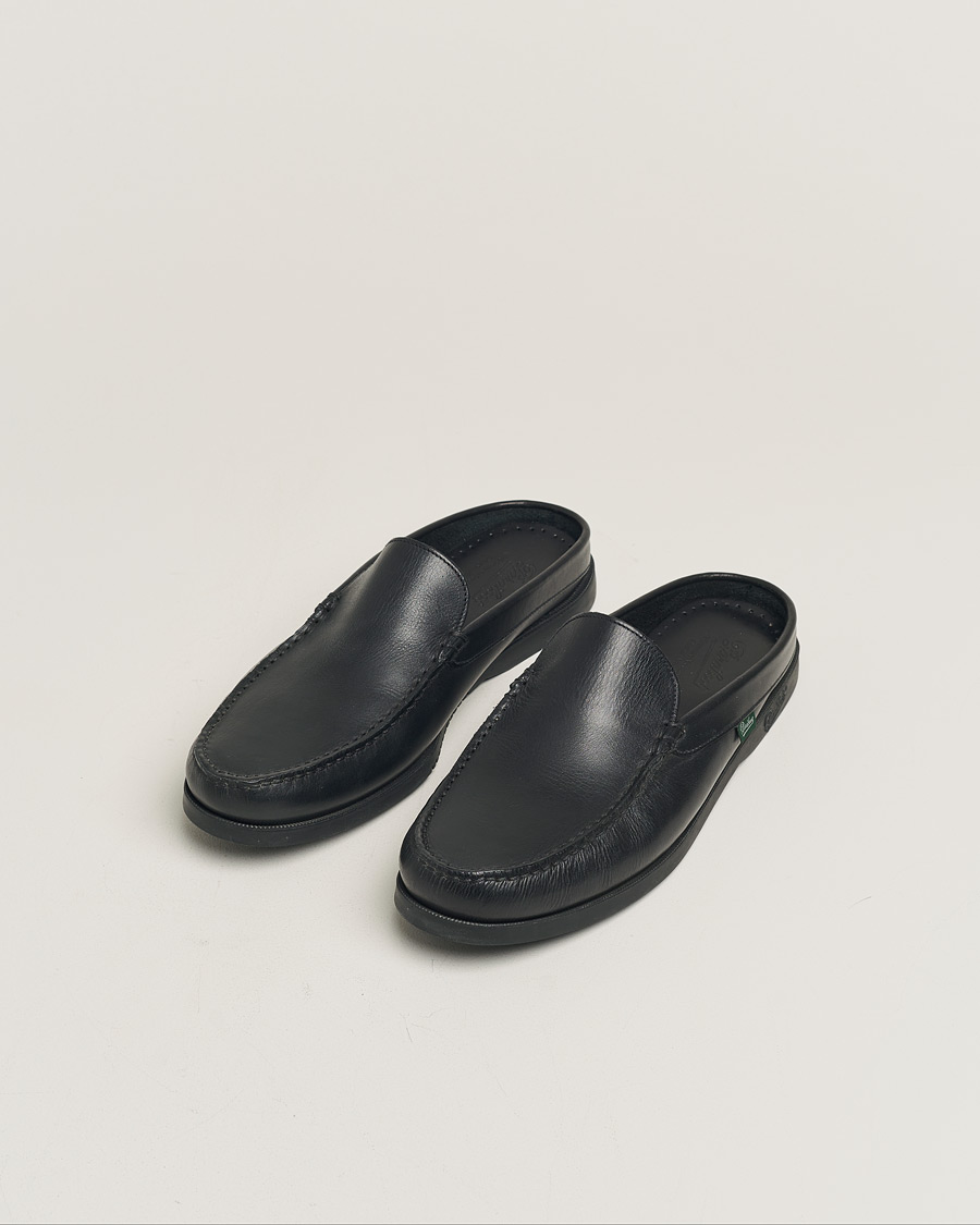 Heren | Paraboot Bahamas Slipper Black | Pre-owned | Paraboot Bahamas Slipper Black