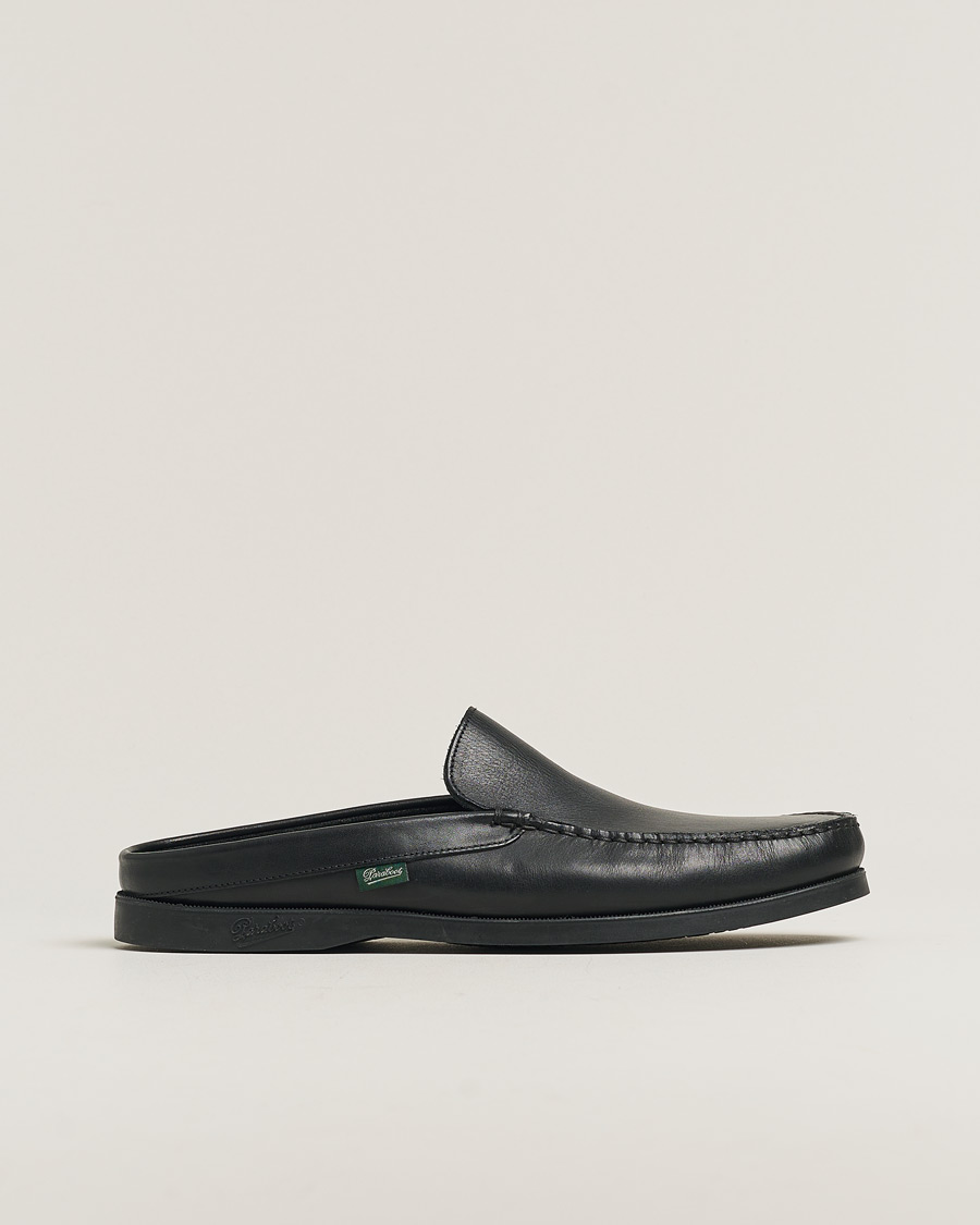 Heren | Paraboot Bahamas Slipper Black | Pre-owned | Paraboot Bahamas Slipper Black