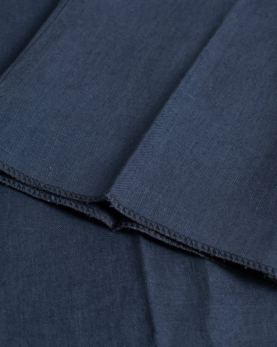 Heren | Broeken | Pre-owned | Anderson & Sheppard Blue Linen Trousers W34