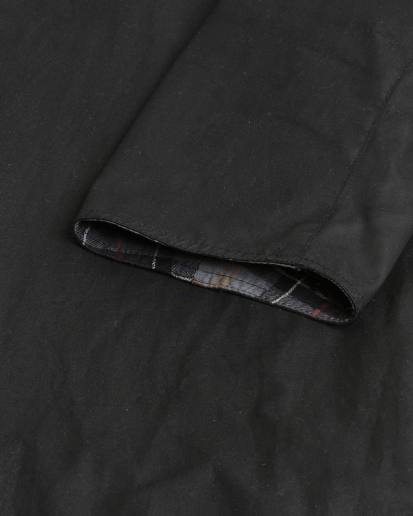 Heren | Pre-owned Jassen | Pre-owned | Barbour Heritage Modfied Exmoore Wax Coat Black UK38 - EU48