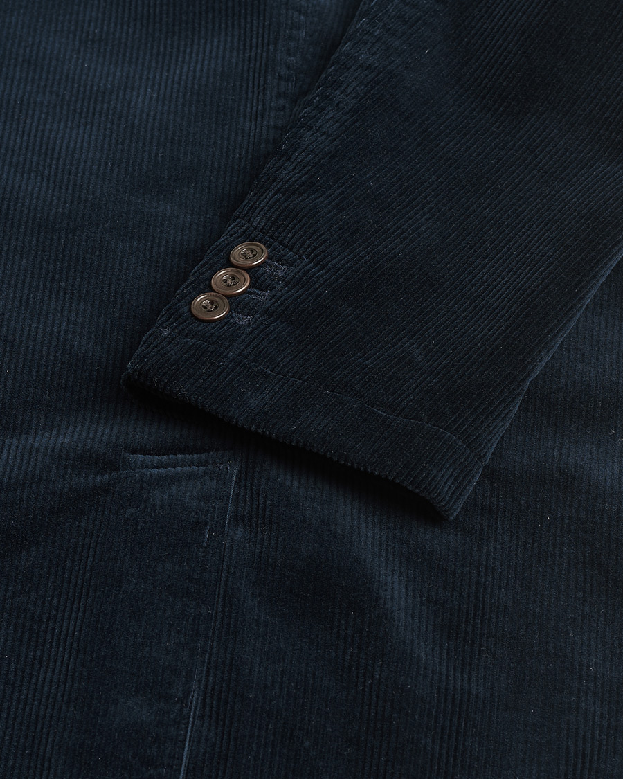 Heren | Pre-owned Blazers | Pre-owned | Polo Ralph Lauren Corduroy Stretch Blazer Aviator Navy UK38 - EU48