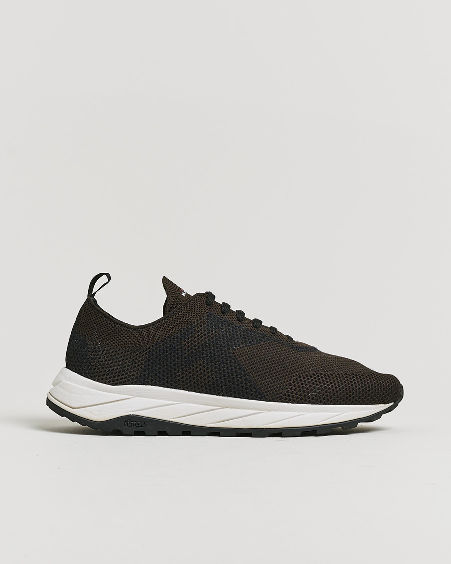 Heren | Pre-owned Schoenen | Pre-owned | Kiton Running Sneakers Dark Brown 43