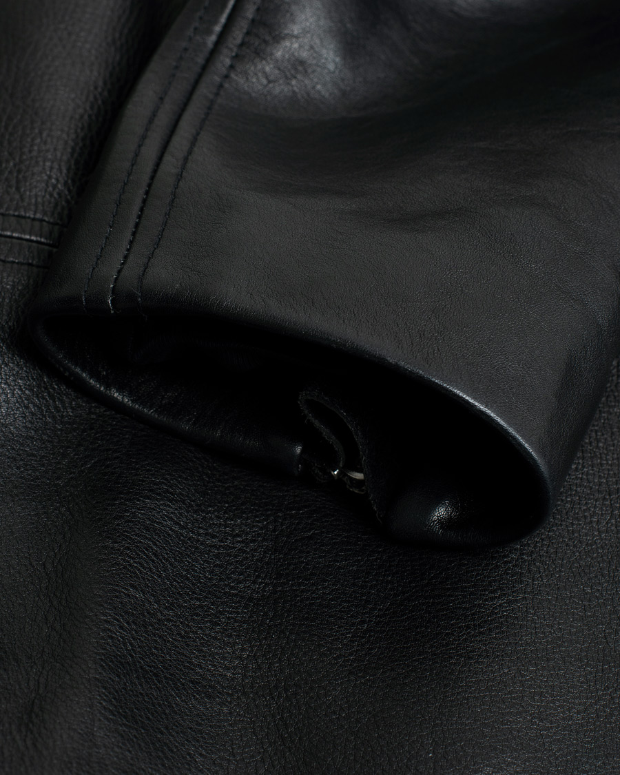 Heren | Acne Studios Biker Leather Jacket Black 46 | Pre-owned | Acne Studios Biker Leather Jacket Black 46