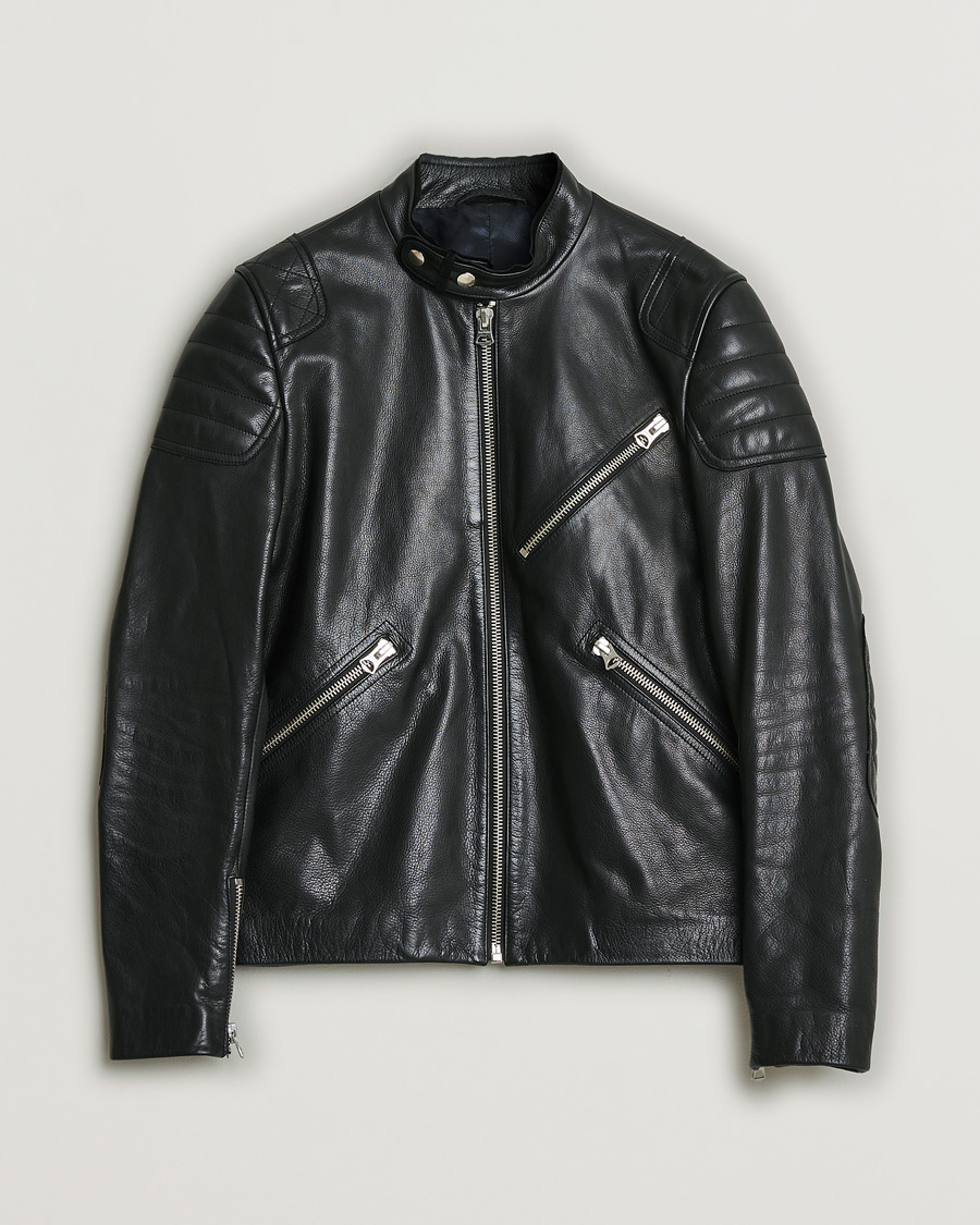Heren | Pre-owned Jassen | Pre-owned | Acne Studios Oliver Leather Jacket Black 48