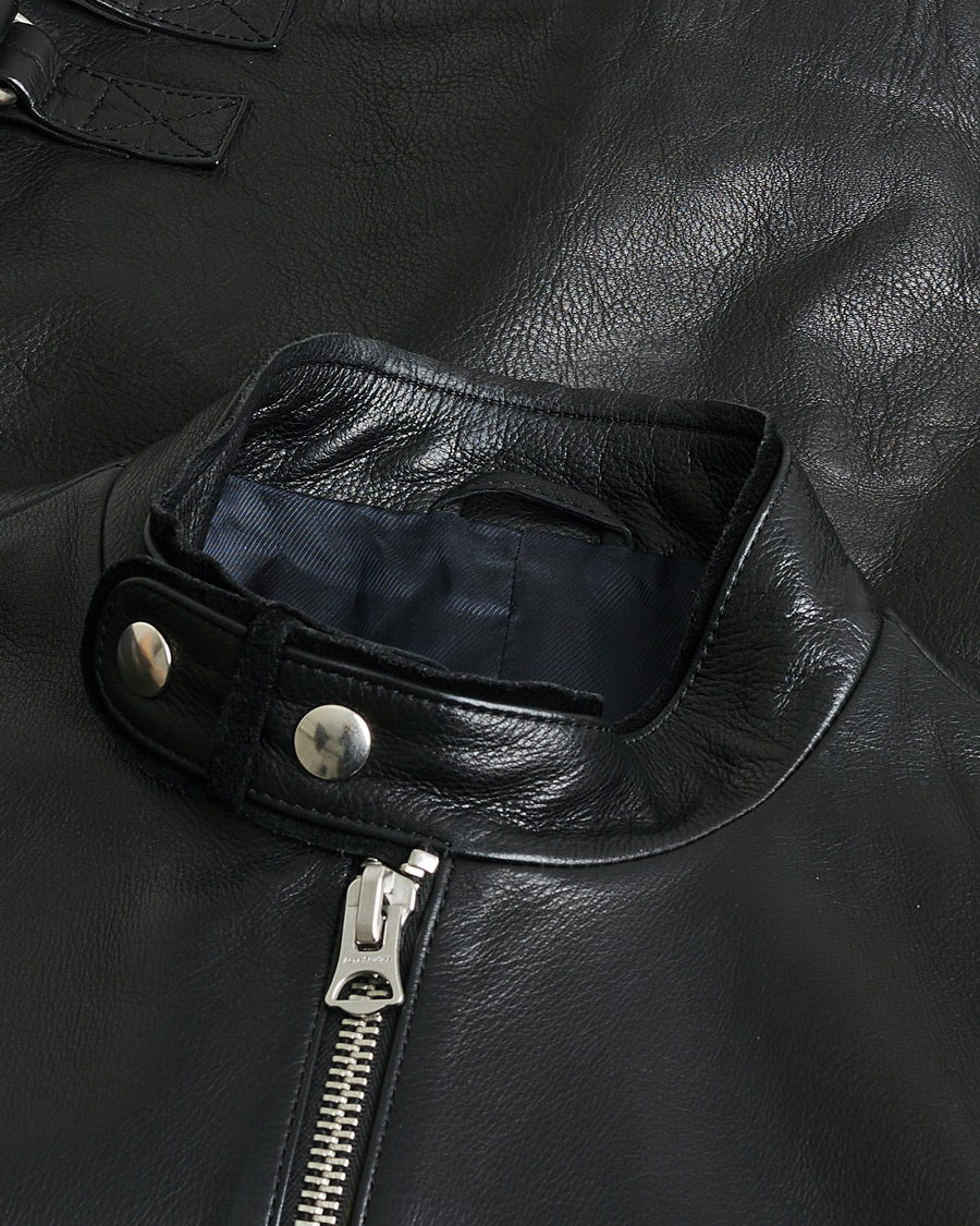 Heren | Pre-owned Jassen | Pre-owned | Acne Studios Oliver Leather Jacket Black 48