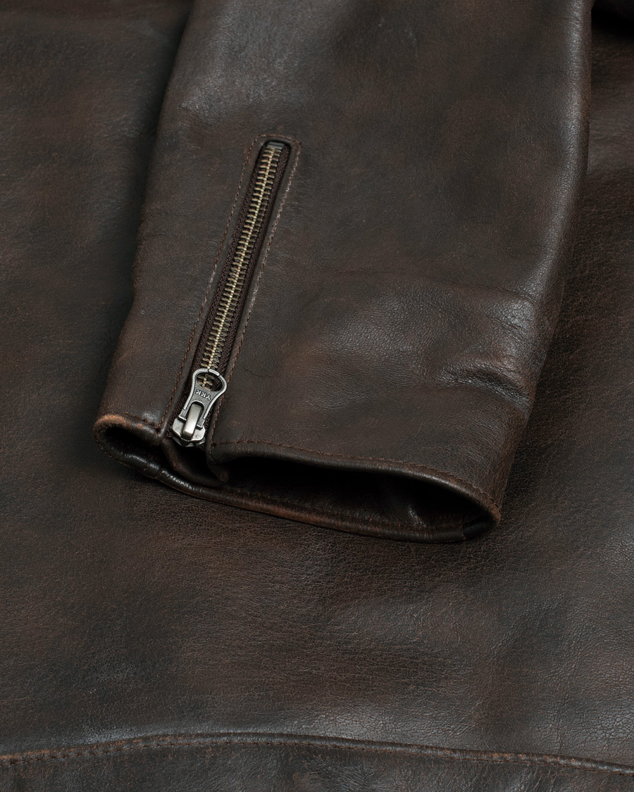 Heren | Jassen | Pre-owned | Nudie Jeans Eddy Rider Leather Jacket Brown L