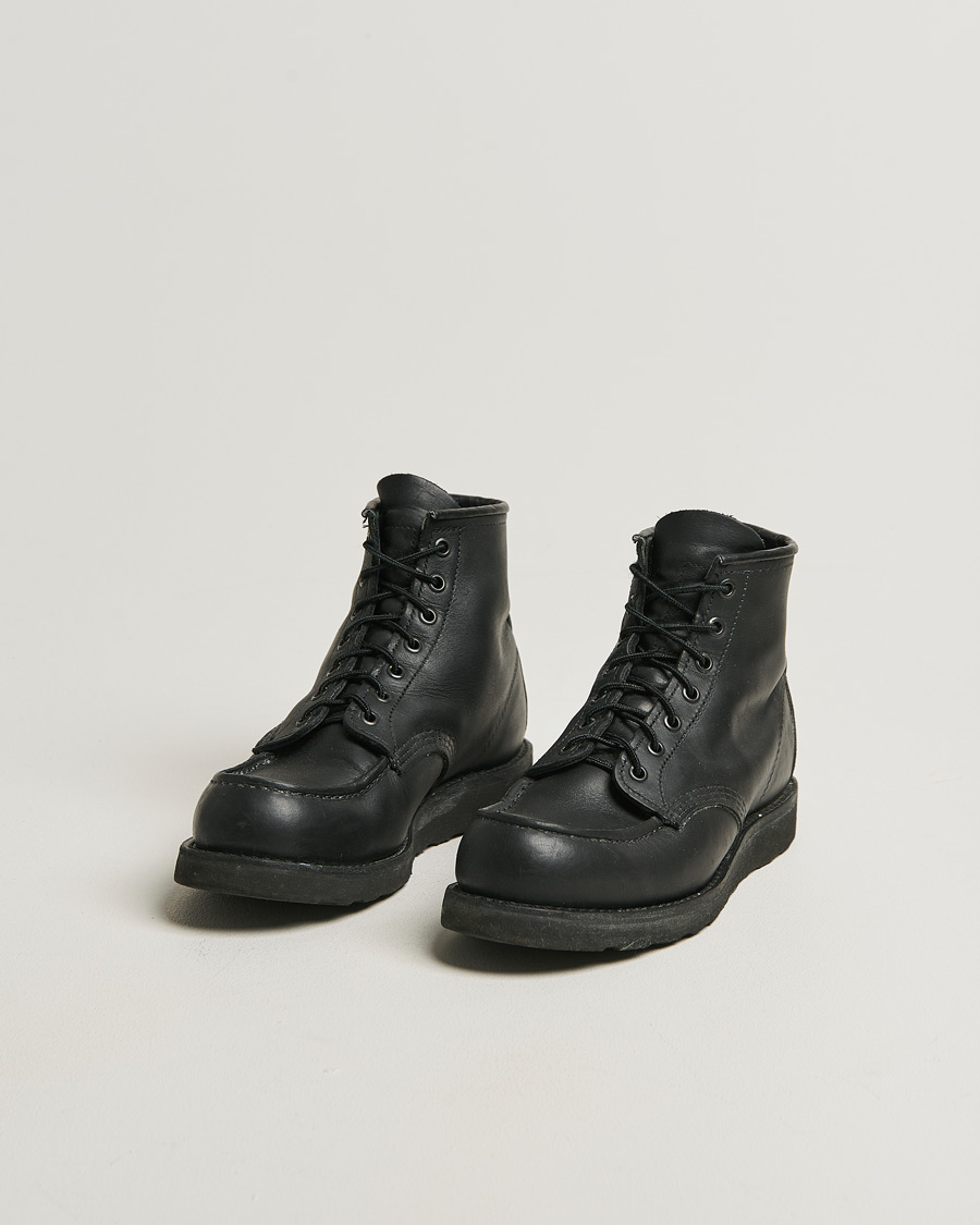 Heren | Pre-owned Schoenen | Pre-owned | Red Wing Shoes Moc Toe Boot Black Harness US8,5 - EU41,5