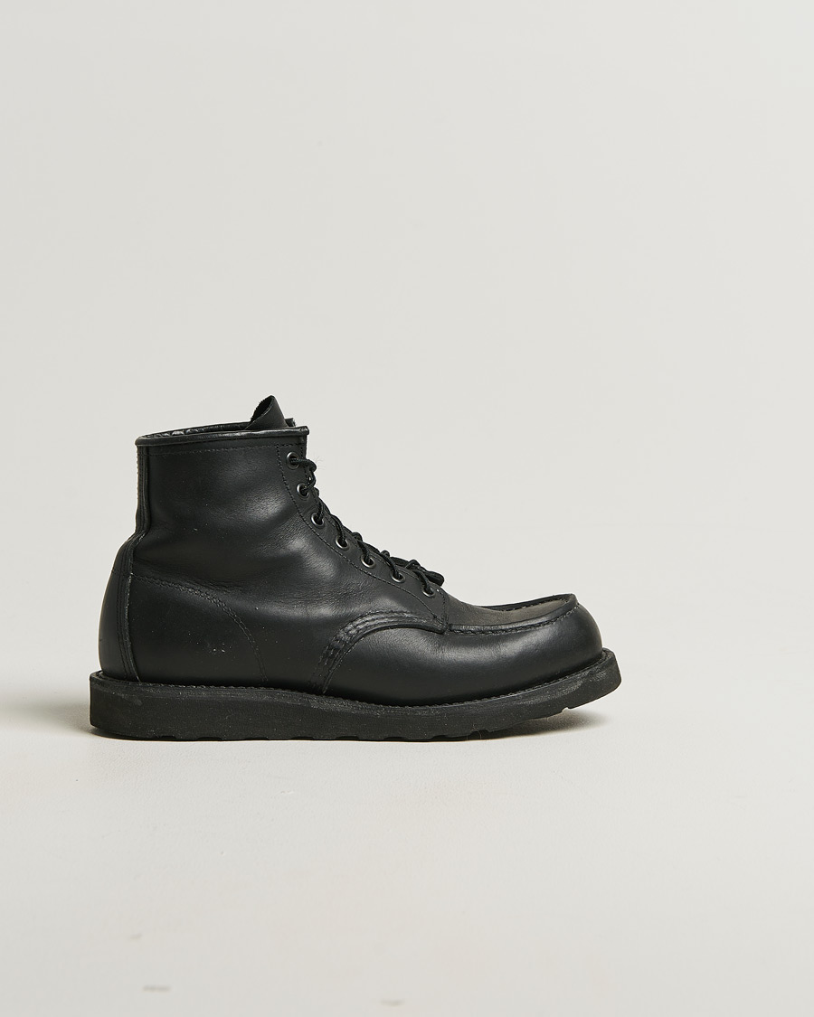 Heren | Pre-owned Schoenen | Pre-owned | Red Wing Shoes Moc Toe Boot Black Harness US8,5 - EU41,5