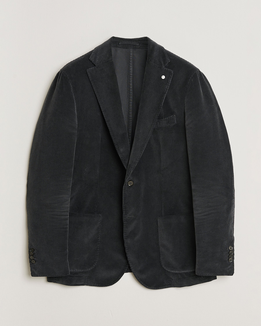 Heren | Pre-owned Blazers | Pre-owned | L.B.M. 1911 Jack Corduroy Blazer Grey 54