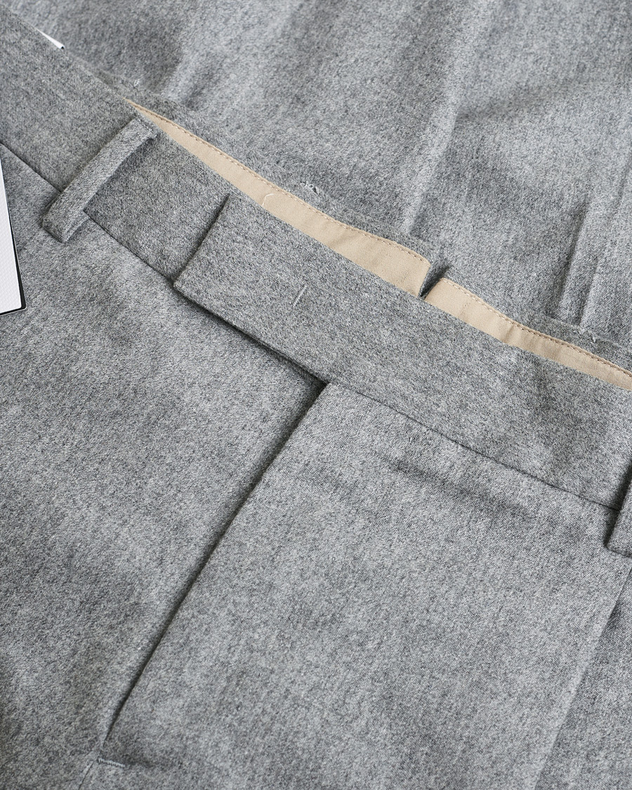 Heren | Pre-owned Broeken | Pre-owned | PT01 Pleated Wool Trousers Grey Melange 50
