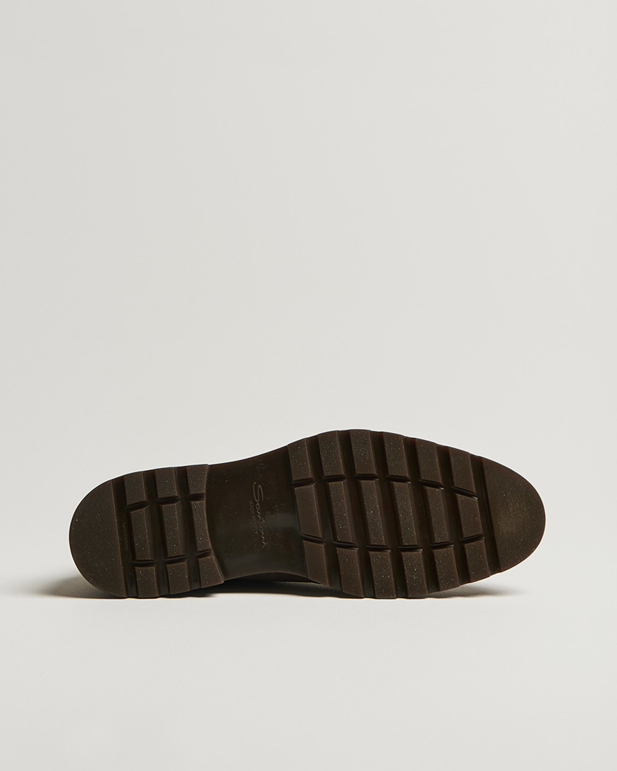 Heren | Pre-owned Schoenen | Pre-owned | Santoni Winter Chukka Boot Dark Brown Suede UK10 - EU44