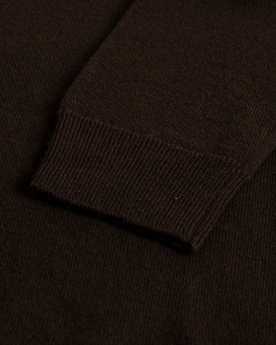 Heren | Zanone Virgin Wool/Cashmere Rollneck Brown 50 | Pre-owned | Zanone Virgin Wool/Cashmere Rollneck Brown 50