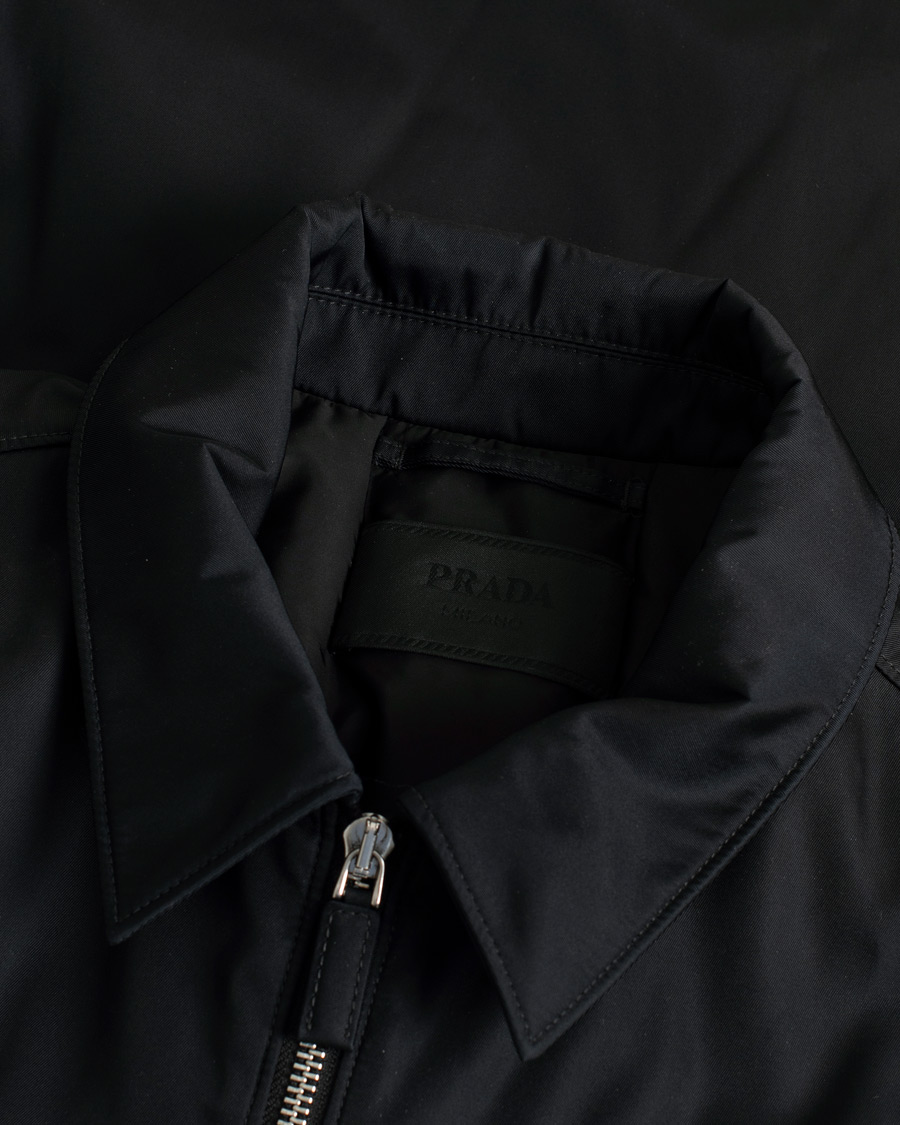 Heren | Prada Re-Nylon Lifestyle Jacket Black 52 | Pre-owned | Prada Re-Nylon Lifestyle Jacket Black 52