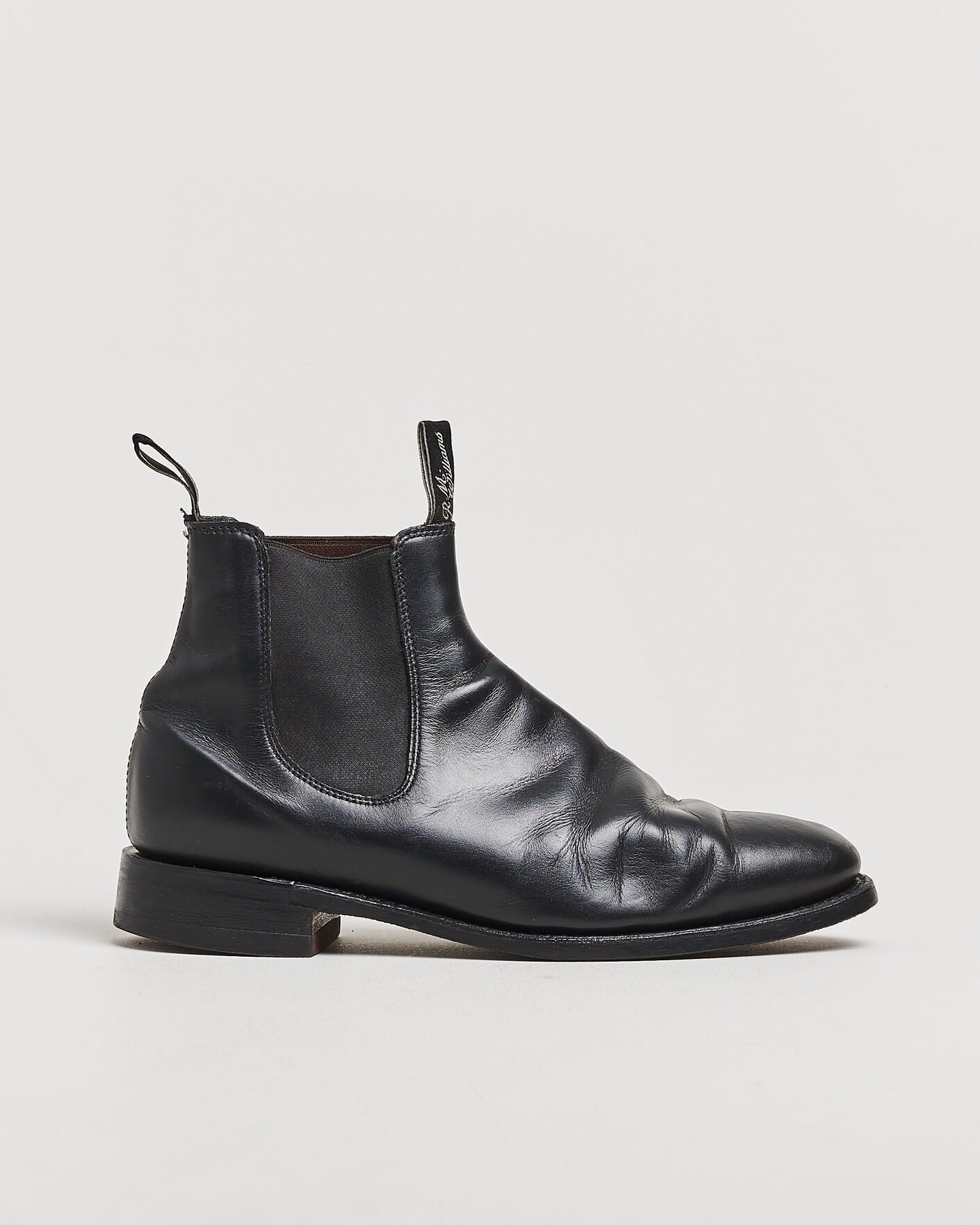 Heren | Pre-owned Goodyear genaaide schoenen | Pre-owned | R.M.Williams Comfort Craftsman G Boot Yearling Black UK9 - EU43,5