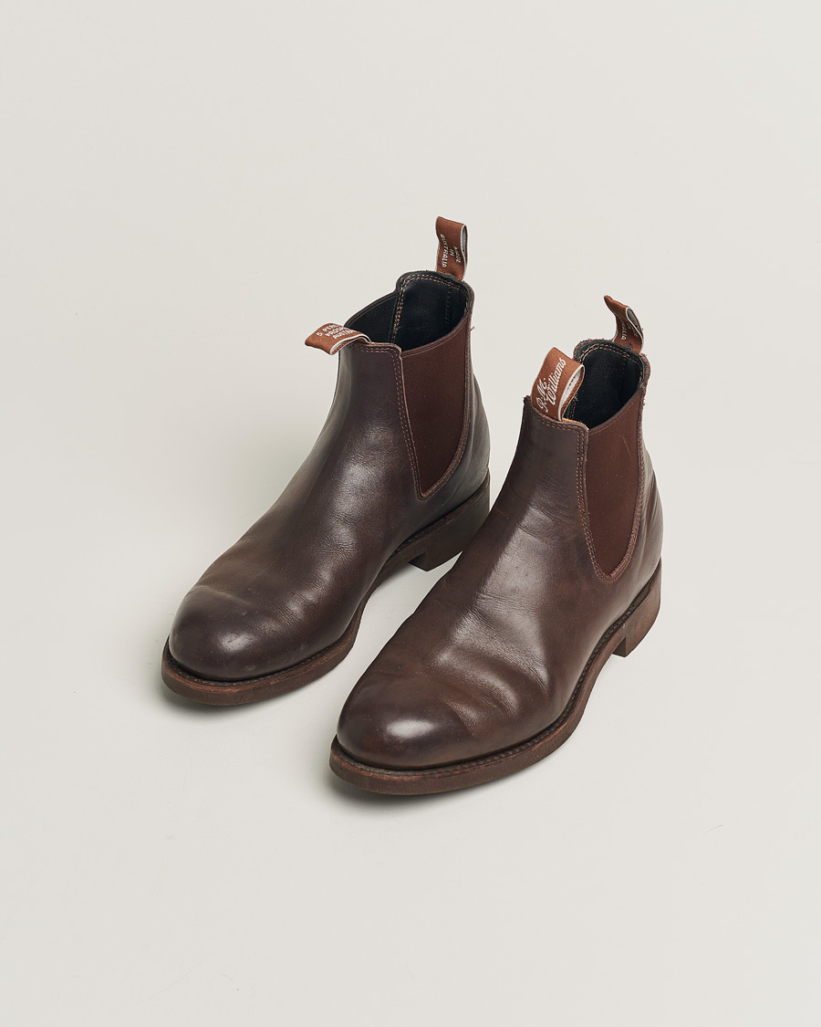 Heren | R.M.Williams Gardener G Boot Greasy Kip Brown | Pre-owned | R.M.Williams Gardener G Boot Greasy Kip Brown