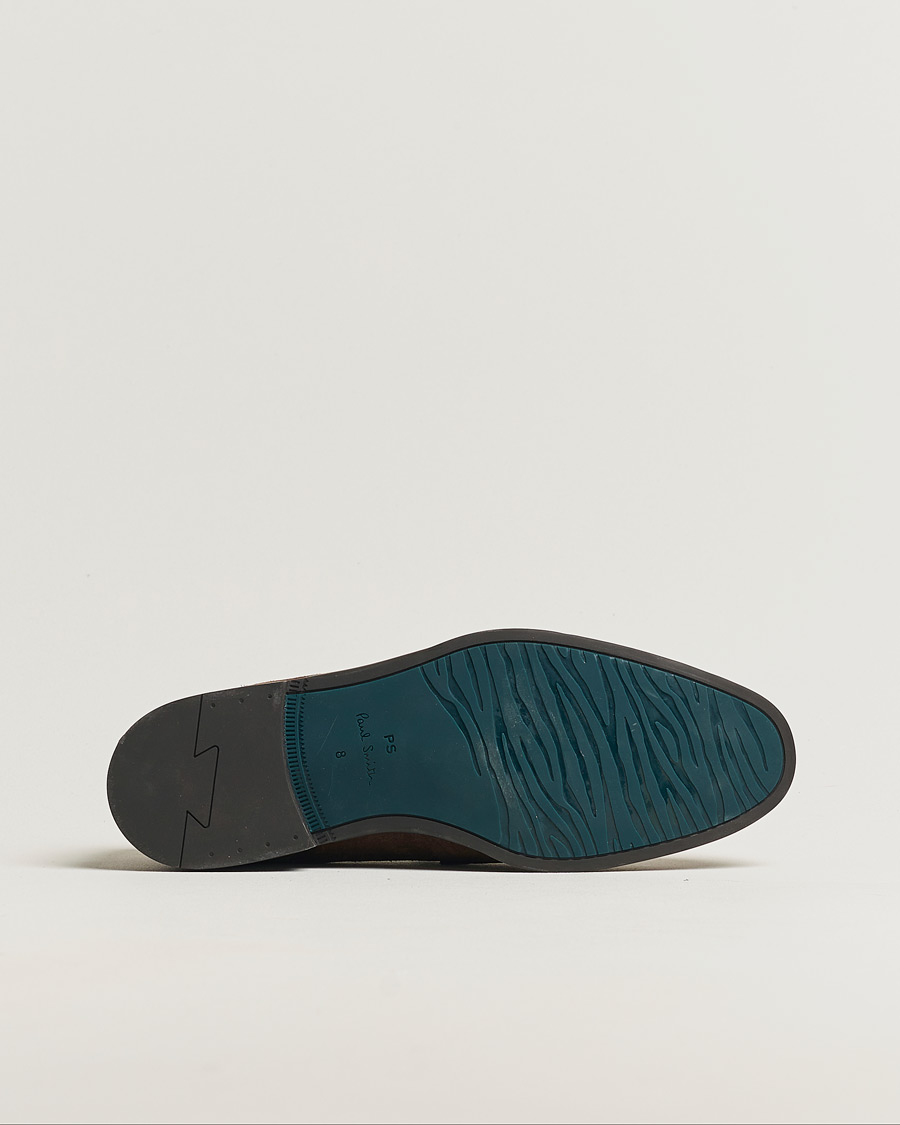 Heren | Paul Smith Pierce Suede Loafer Dark Brown UK8 - EU42 | Pre-owned | Paul Smith Pierce Suede Loafer Dark Brown UK8 - EU42