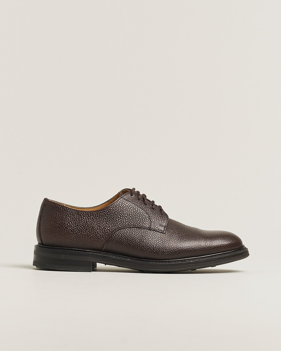 Heren | Myrqvist Boden Derby Dark Brown Country Calf UK7,5 - EU41,5 | Pre-owned | Myrqvist Boden Derby Dark Brown Country Calf UK7,5 - EU41,5