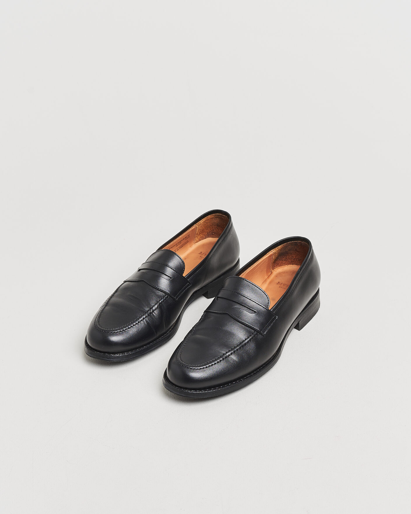 Heren | Pre-owned Goodyear genaaide schoenen | Pre-owned | Myrqvist Stenhammar II Loafer Black Calf UK8 - EU42