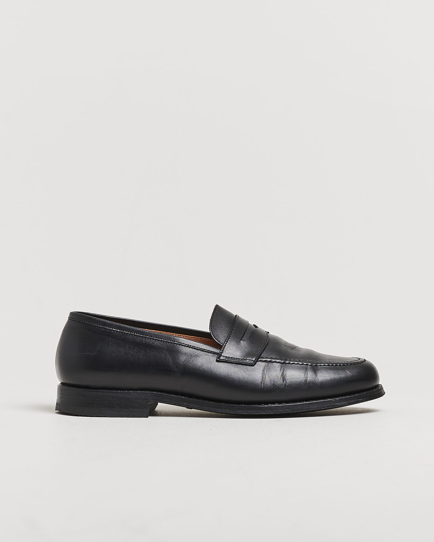 Heren | Pre-owned Goodyear genaaide schoenen | Pre-owned | Myrqvist Stenhammar II Loafer Black Calf UK8 - EU42