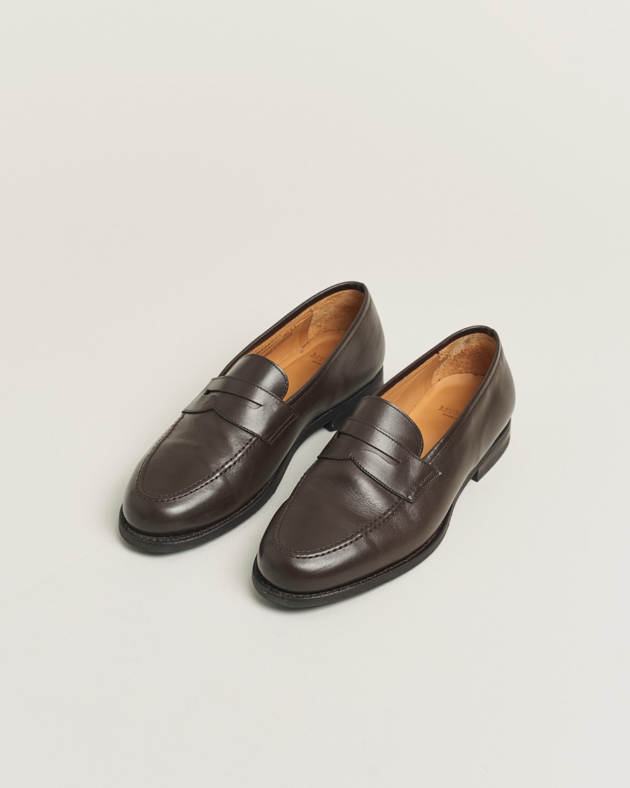 Heren | Myrqvist Stenhammar II Loafer Dark Brown Calf | Pre-owned | Myrqvist Stenhammar II Loafer Dark Brown Calf