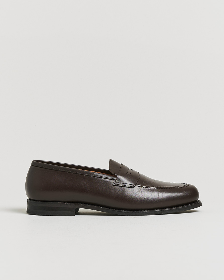 Heren | Pre-owned Goodyear genaaide schoenen | Pre-owned | Myrqvist Stenhammar II Loafer Dark Brown Calf UK10,5 - EU44,5