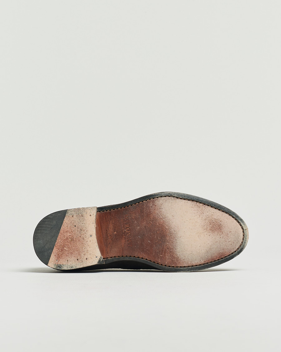 Heren | Myrqvist Mölle Tassel Loafer Dark Brown Suede UK6 - EU40 | Pre-owned | Myrqvist Mölle Tassel Loafer Dark Brown Suede UK6 - EU40