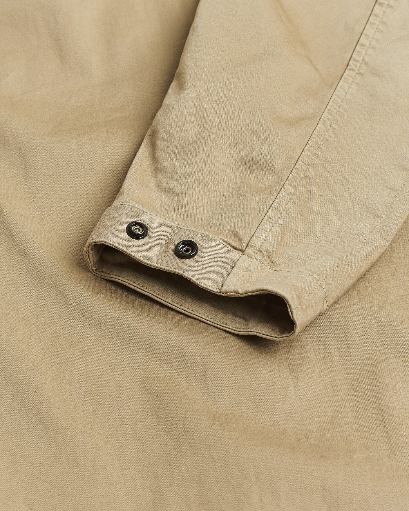 Heren | Pre-owned Jassen | Pre-owned | Stone Island Cotton Stretch Zip Overshirt Biscuit XL