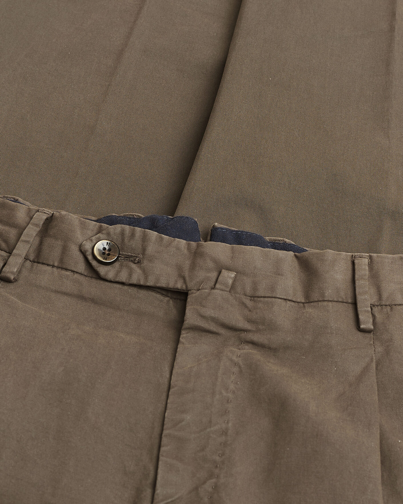 Heren | Pre-owned Broeken | Pre-owned | PT01 Gentleman Fit Cotton/Stretch Trousers Brown 52