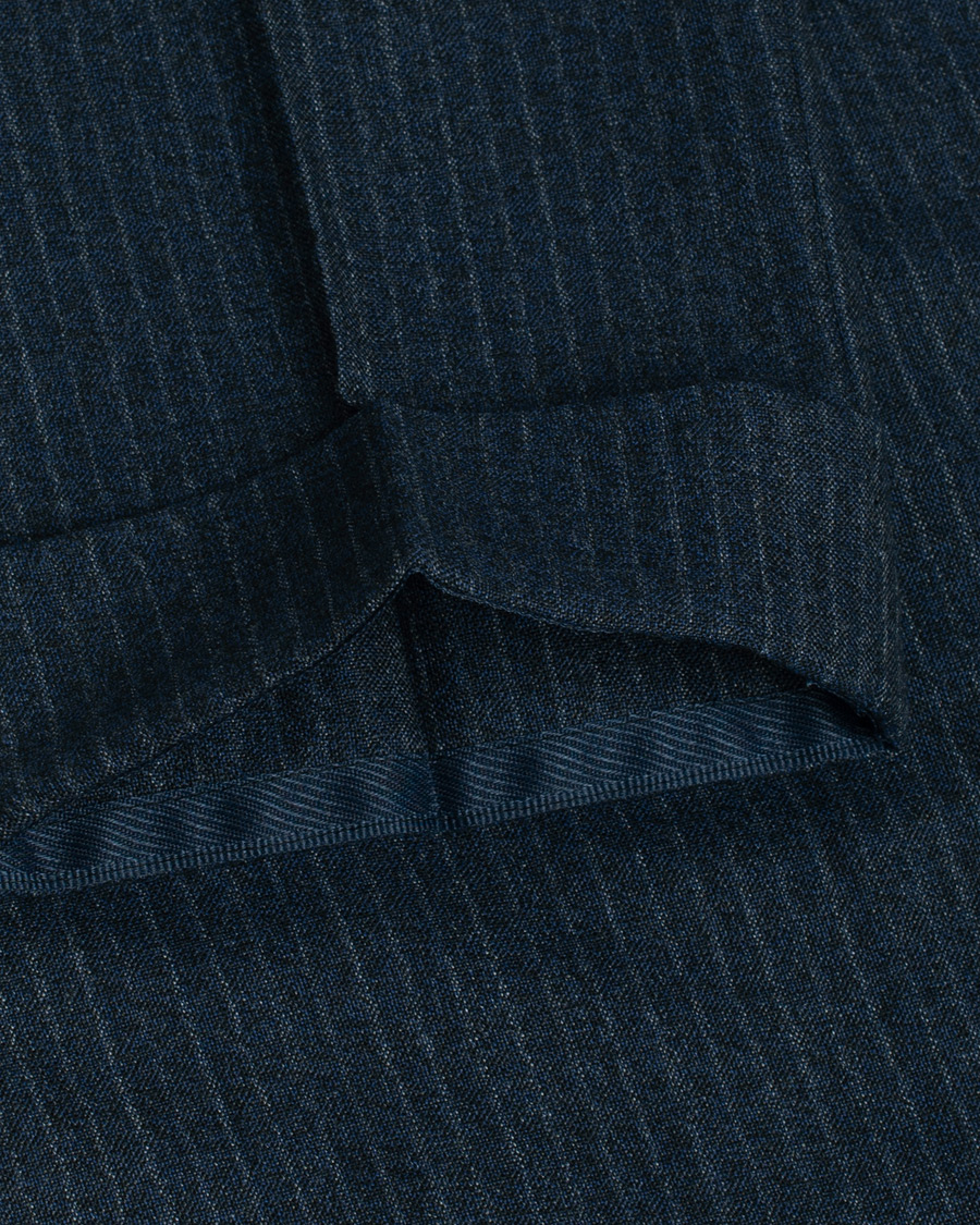Heren | Blazers | Pre-owned | Eidos Napoli 3-Piece Pinstripe Suit Wool Navy 48