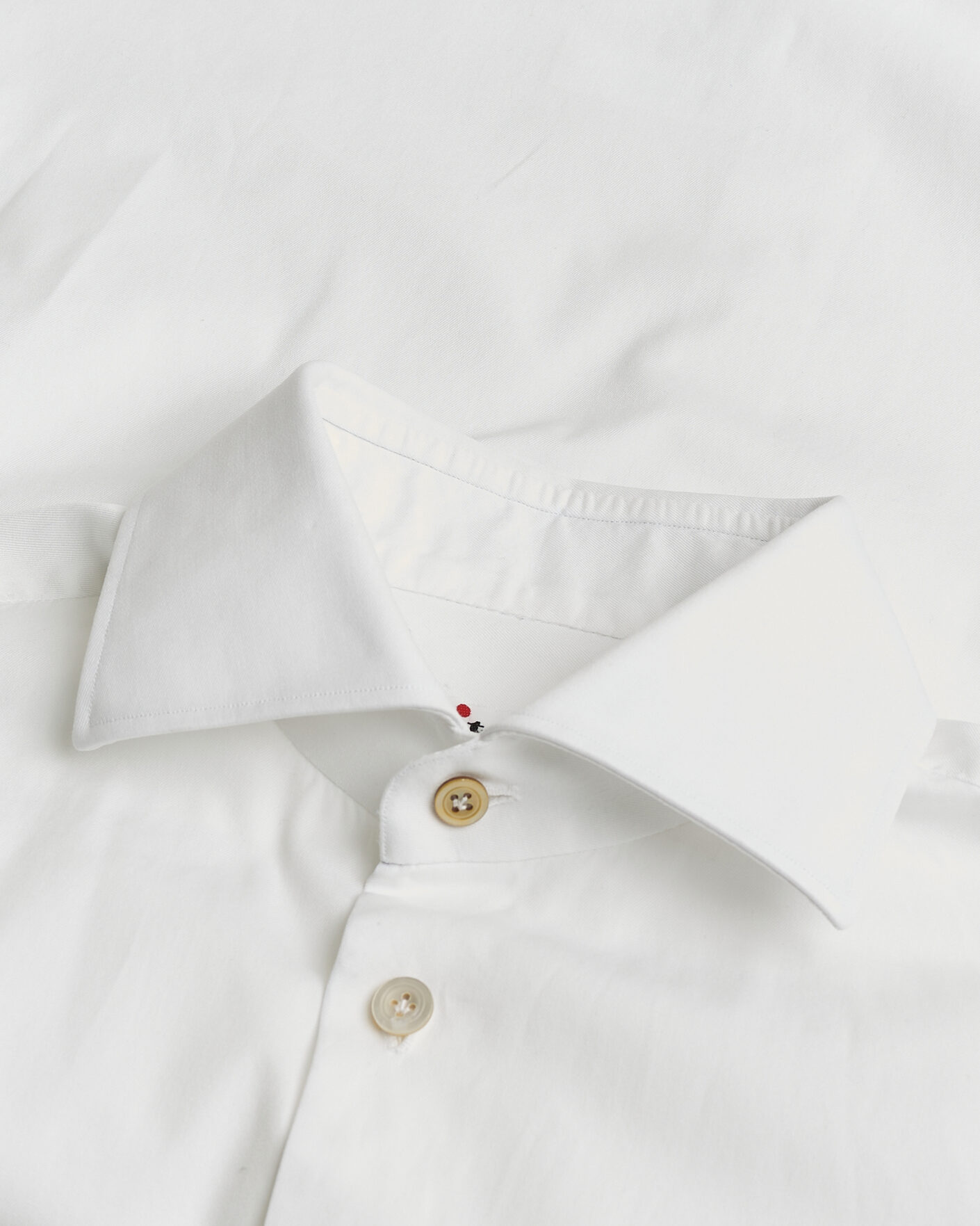 Heren | Pre-owned Overhemden | Pre-owned | Kiton Slim Fit Dress Shirt White 38 - S