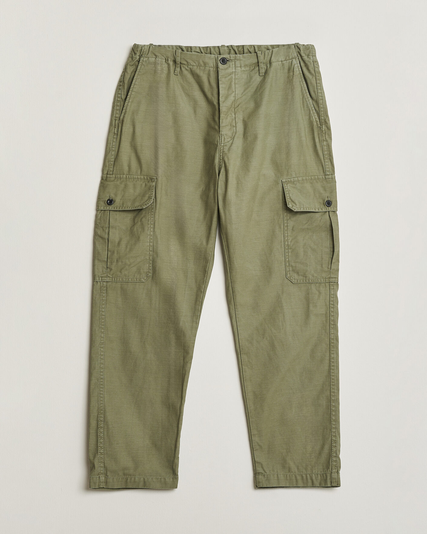 Heren | Pre-owned Broeken | Pre-owned | Incotex Regular Fit Cargo Pants Military W34