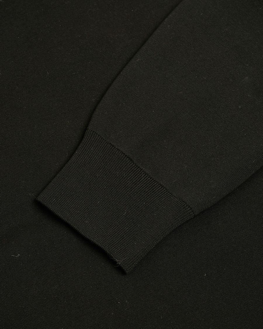Heren | Moncler Hybrid Zip Cardigan Black | Pre-owned | Moncler Hybrid Zip Cardigan Black
