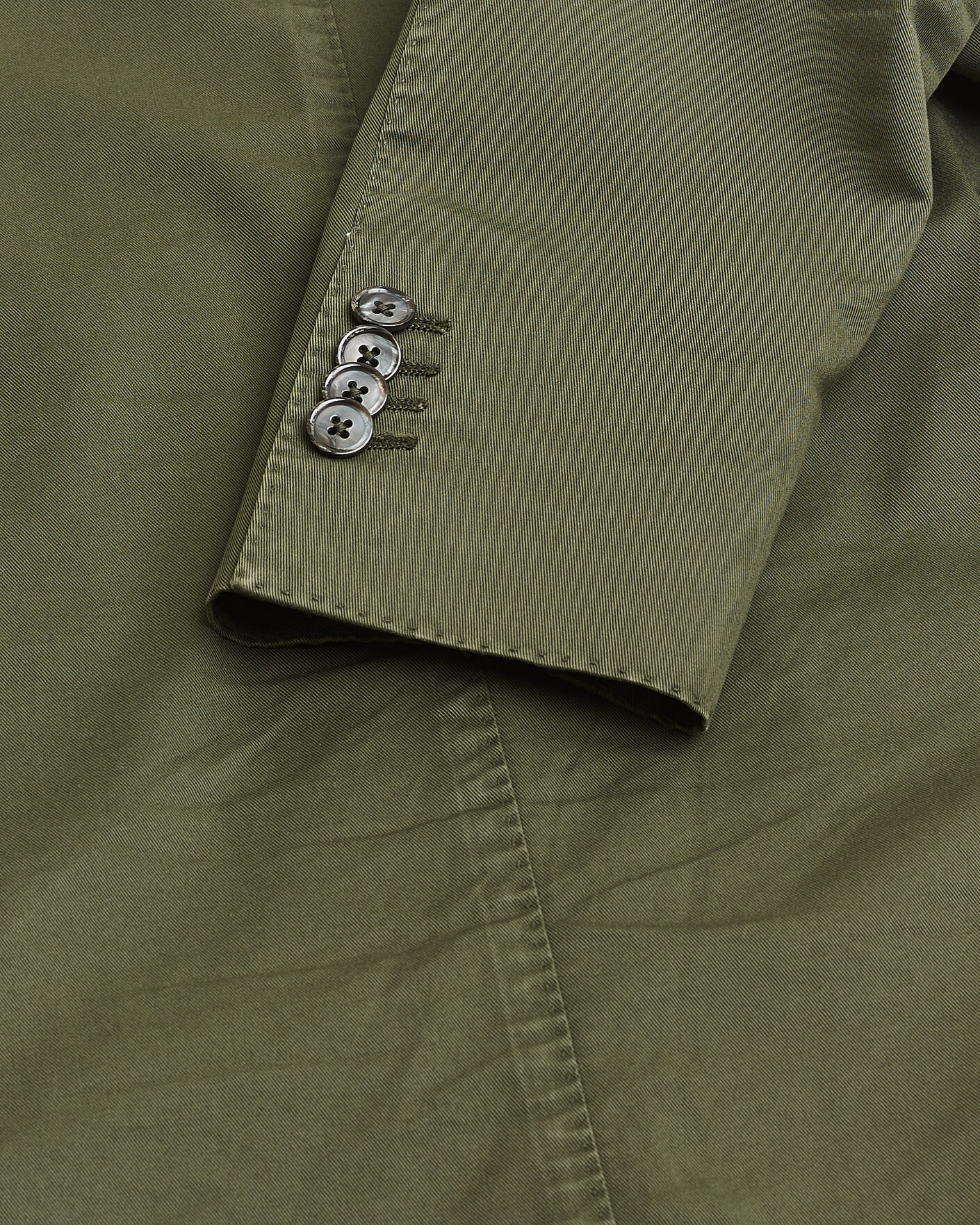 Heren | Pre-owned Blazers | Pre-owned | L.B.M. 1911 Jack Regular Fit Cotton Stretch Blazer Green 46