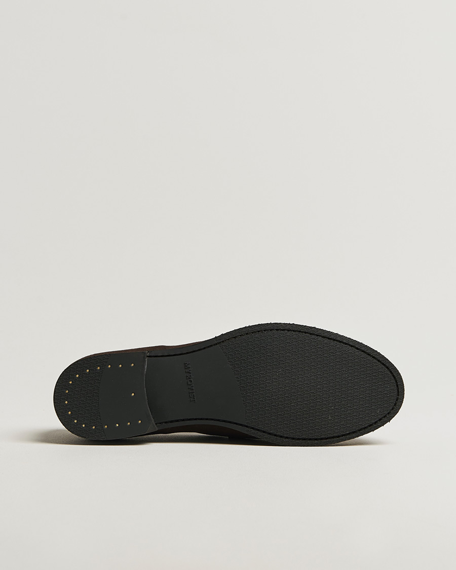 Heren | Pre-owned Goodyear genaaide schoenen | Pre-owned | Myrqvist Karlberg Loafer Dark Brown Suede UK8,5 - EU42,5