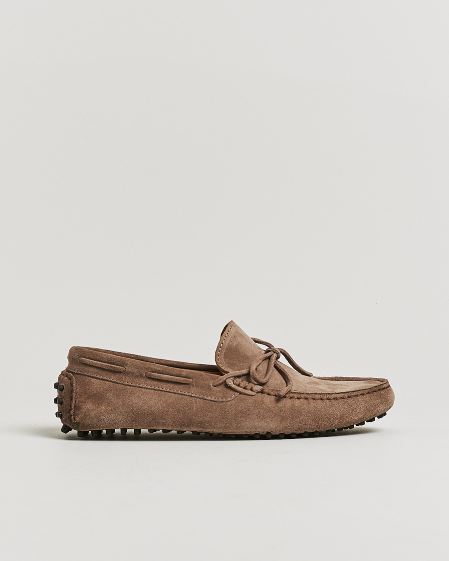 Heren | Oscar Jacobson Driving Shoe Suede Grey | Pre-owned | Oscar Jacobson Driving Shoe Suede Grey