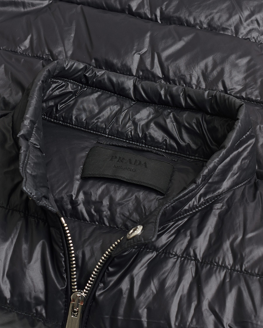 Heren | Pre-owned Jassen | Pre-owned | Prada Lightweight Nylon Down Jacket Black 54