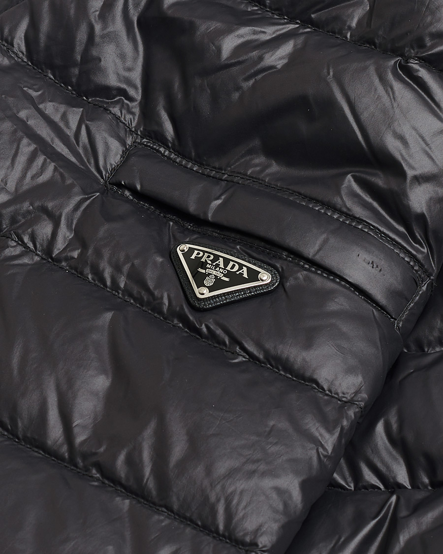 Heren | Pre-owned Jassen | Pre-owned | Prada Lightweight Nylon Down Jacket Black 54