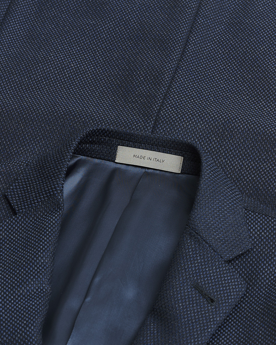Heren | Pre-owned Blazers | Pre-owned | Corneliani Wool & Cashmere Blazer Navy 48