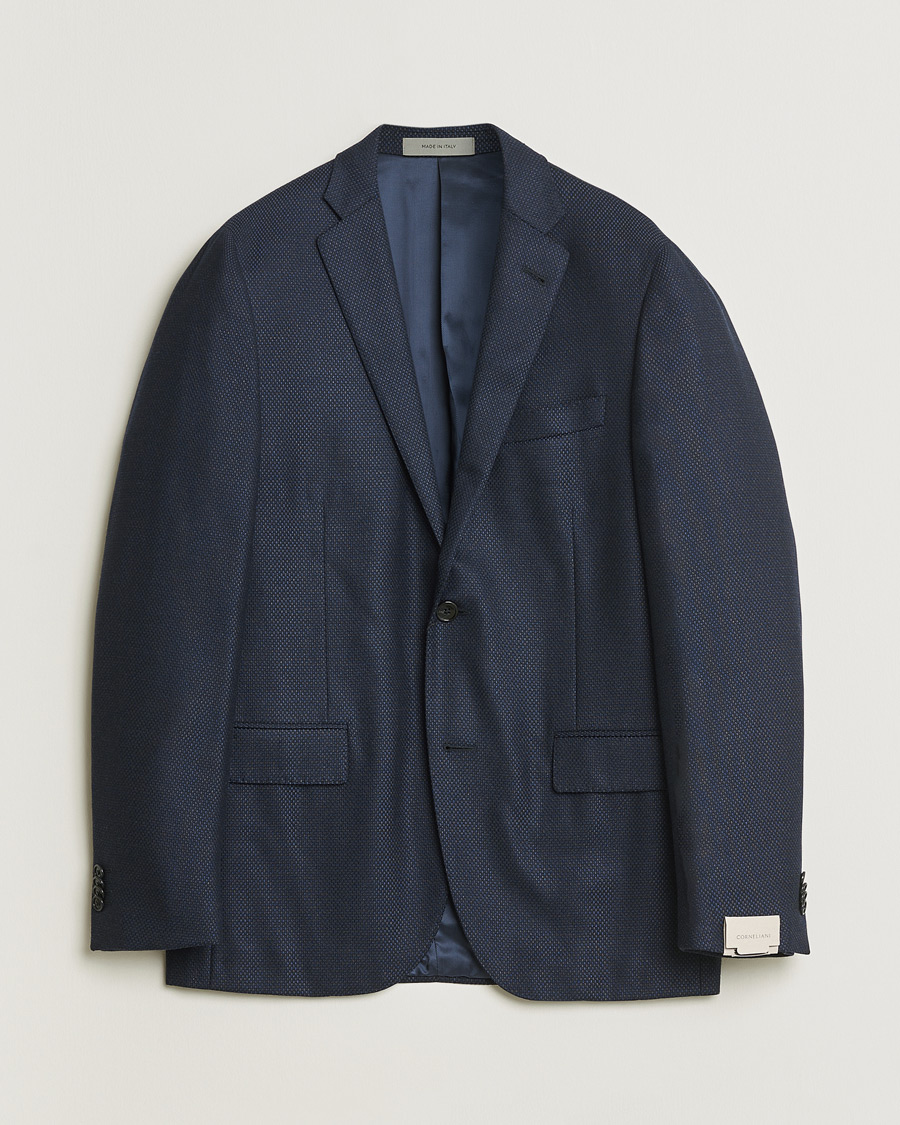 Heren | Pre-owned Blazers | Pre-owned | Corneliani Wool & Cashmere Blazer Navy 50