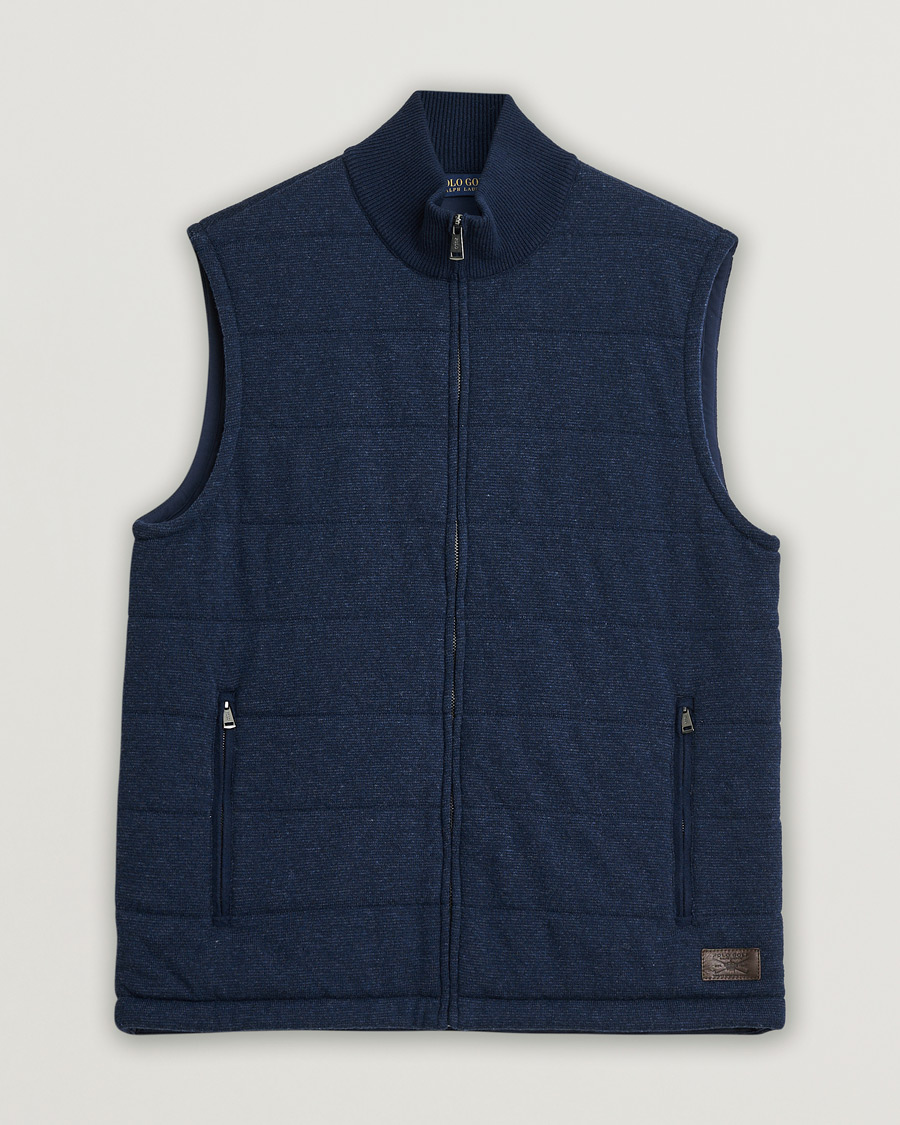 Heren | Pre-owned Jassen | Pre-owned | Polo Golf Knitted Wool Vest Navy L