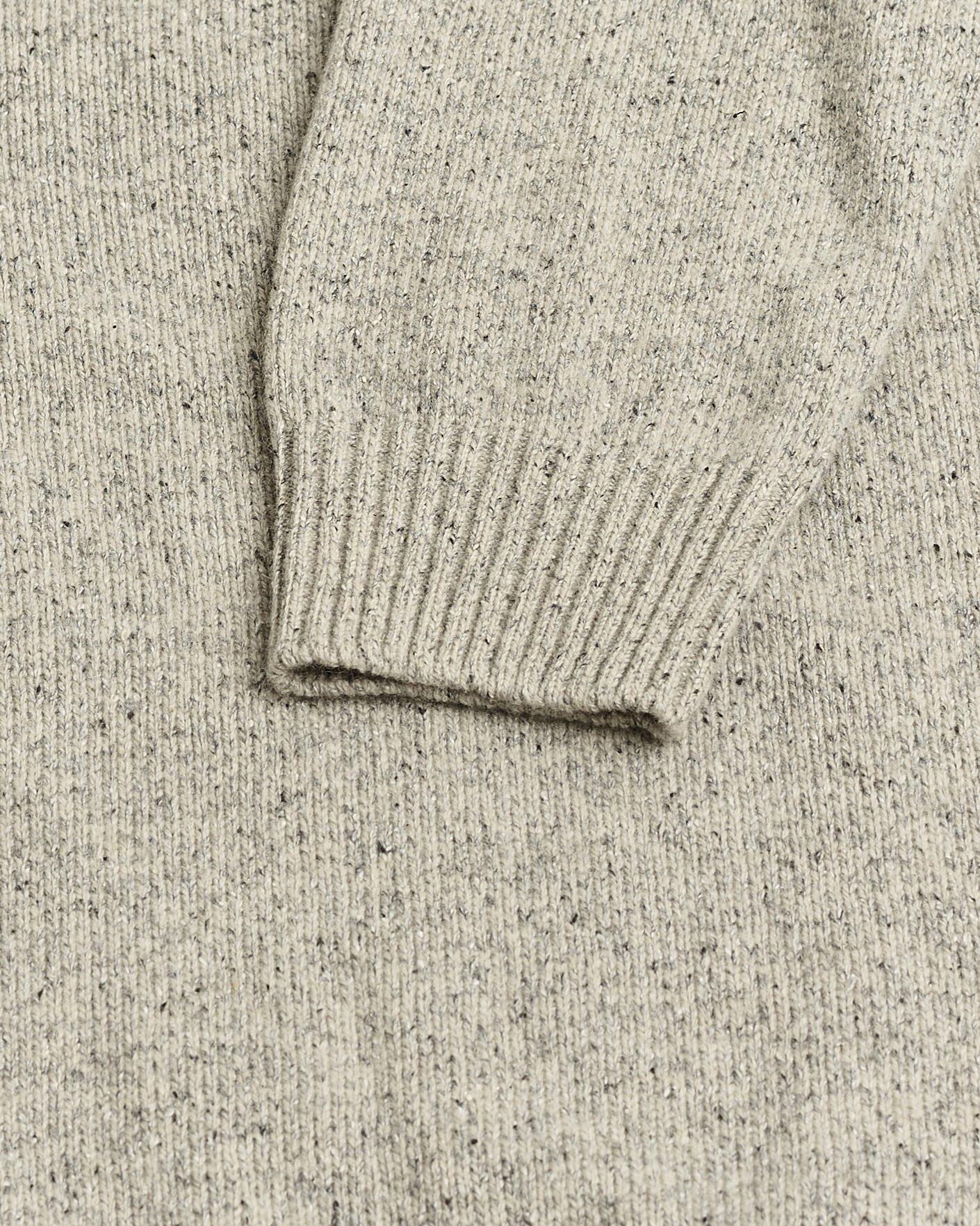Heren | Pre-owned Truien | Pre-owned | Gran Sasso Cashmere & Silk Blend Crew Neck Grey Melange 48