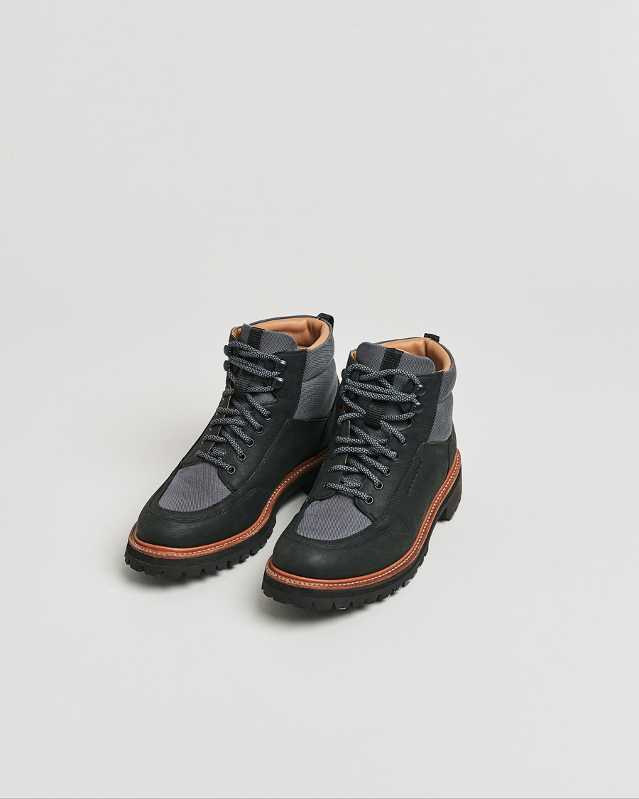 Heren | Laarzen | Pre-owned | Grenson Fielding Hiking Boot Black/Grey UK7 - EU41