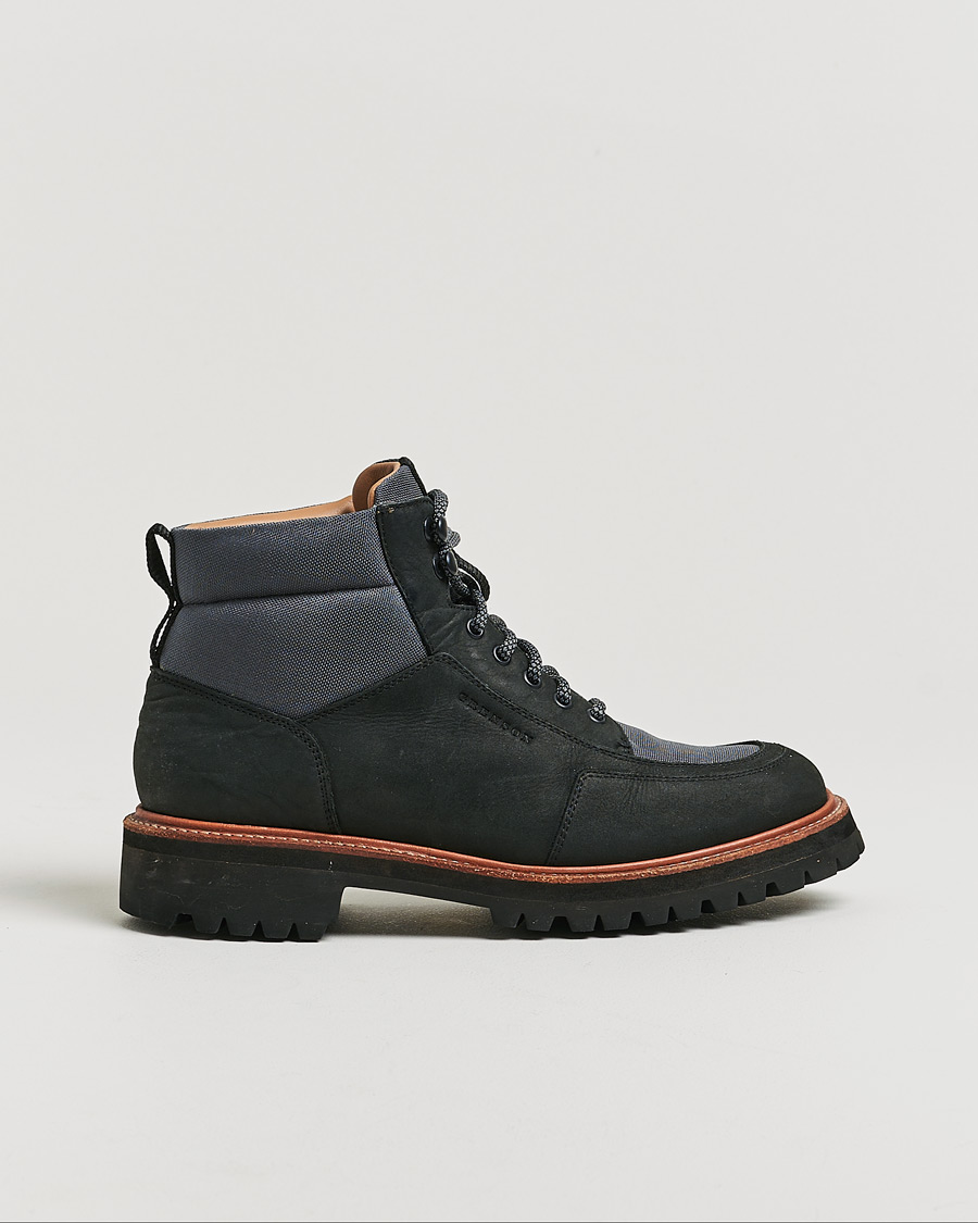Heren | Laarzen | Pre-owned | Grenson Fielding Hiking Boot Black/Grey UK7 - EU41