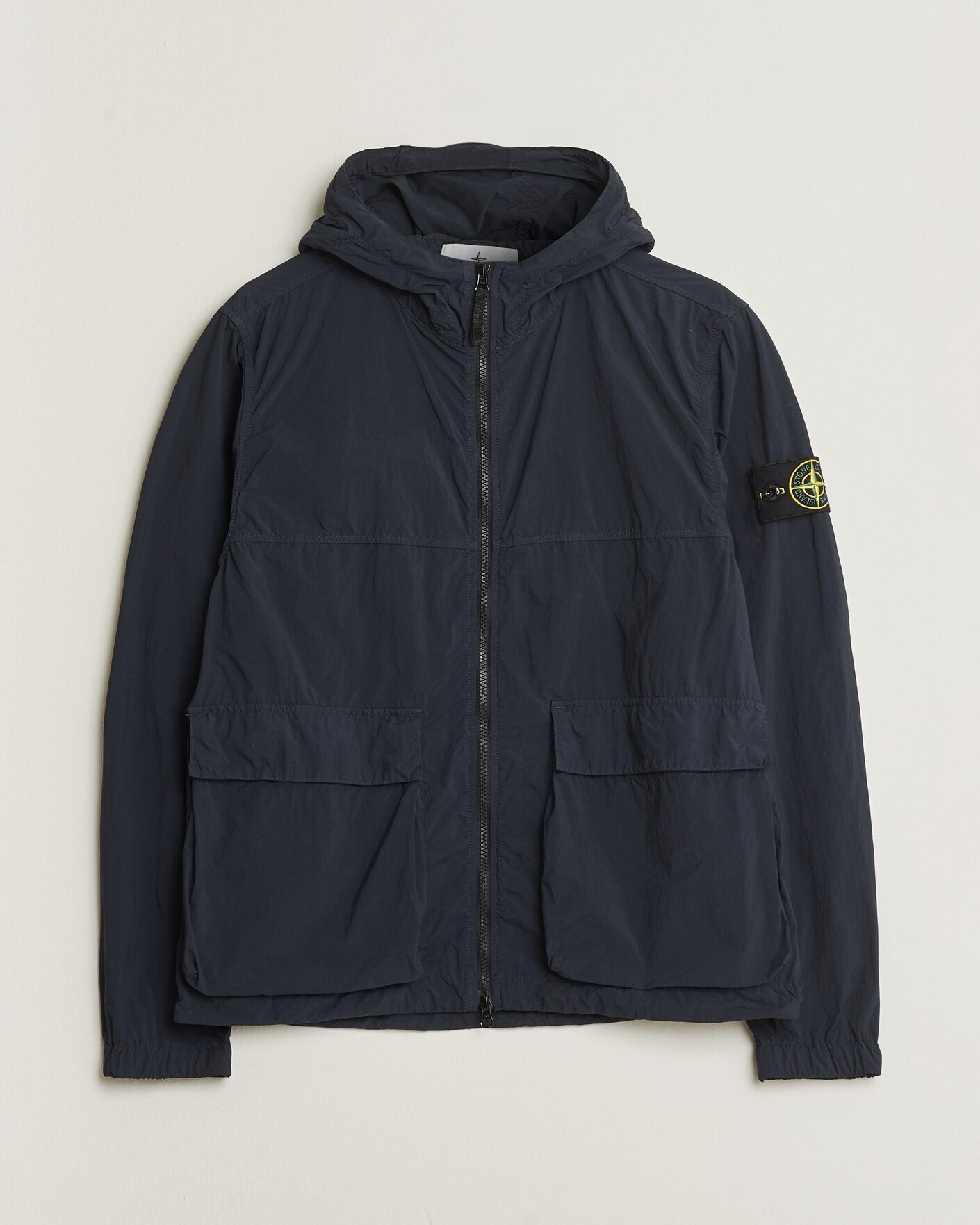Heren | Pre-owned Jassen | Pre-owned | Stone Island Nylon Smerigliato-TC Short Parka Navy M