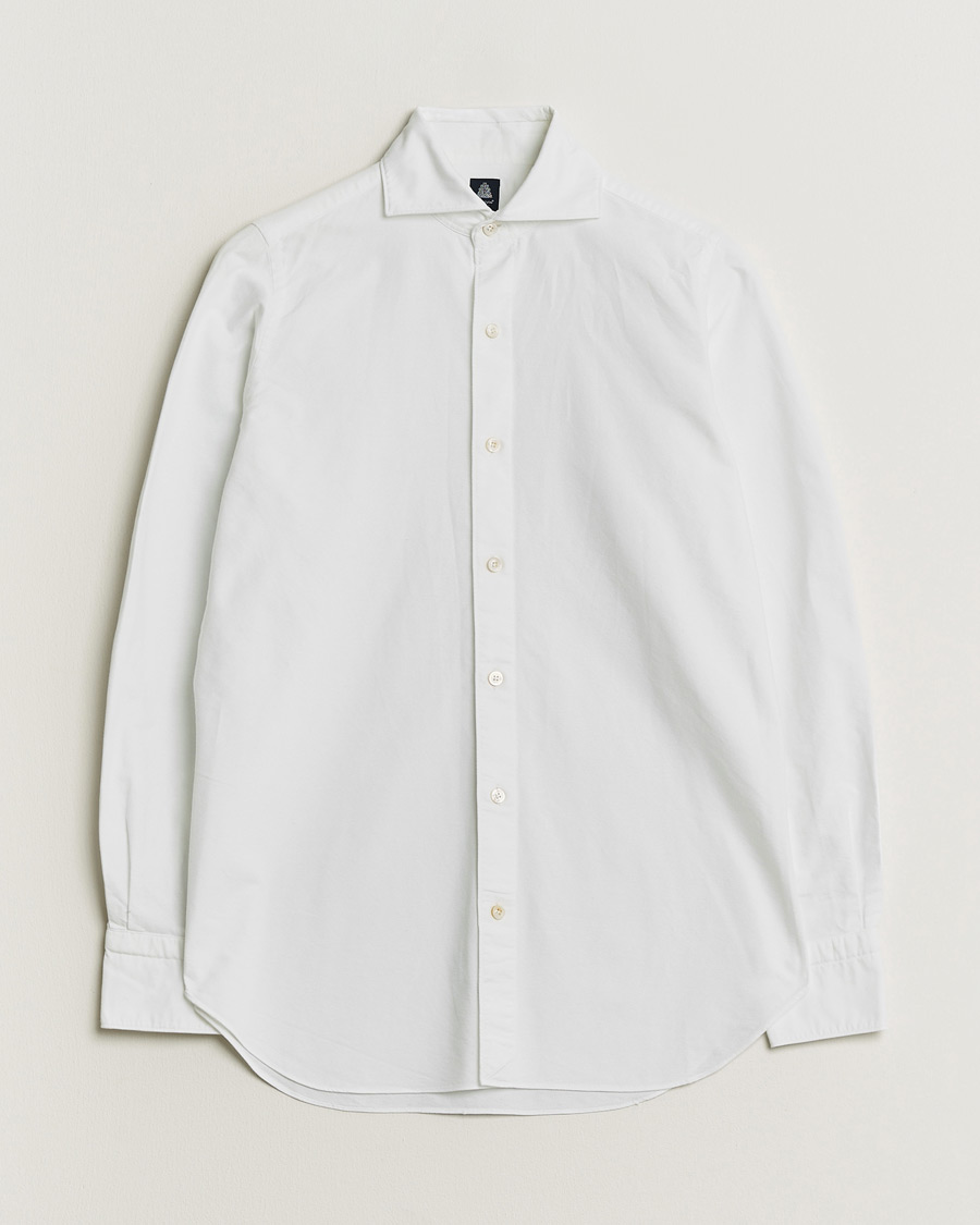 Heren | Pre-owned Overhemden | Pre-owned | Finamore Napoli Gaeta Oxford Cut Away Shirt White S