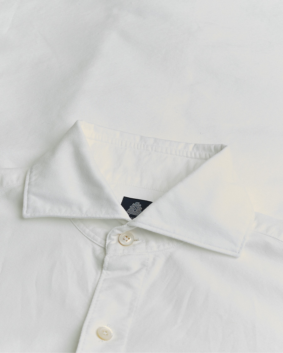 Heren | Pre-owned Overhemden | Pre-owned | Finamore Napoli Gaeta Oxford Cut Away Shirt White S