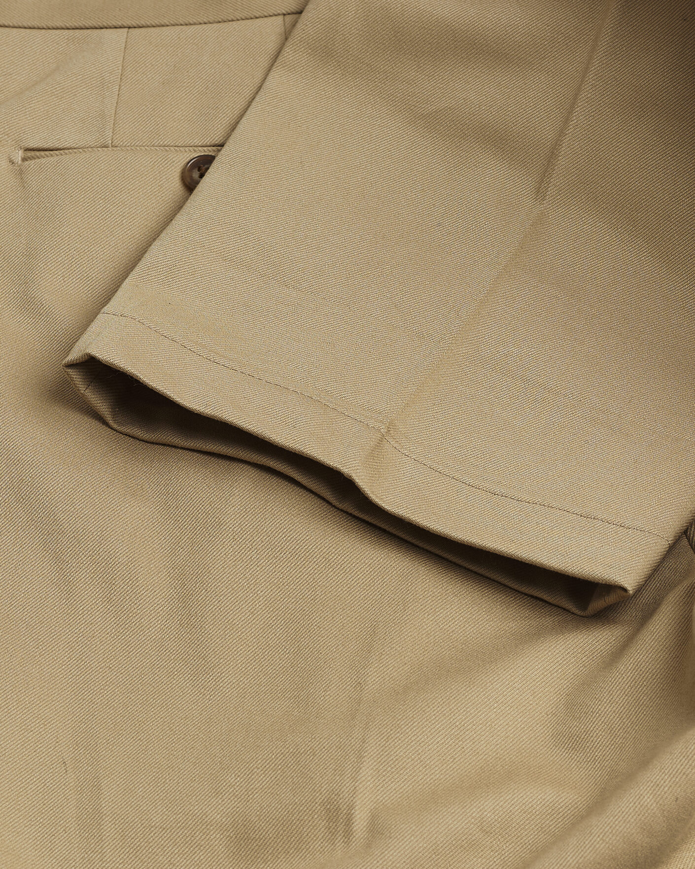 Heren | Rubato High Waist Cotton Chino Beige 52 | Pre-owned | Rubato High Waist Cotton Chino Beige 52
