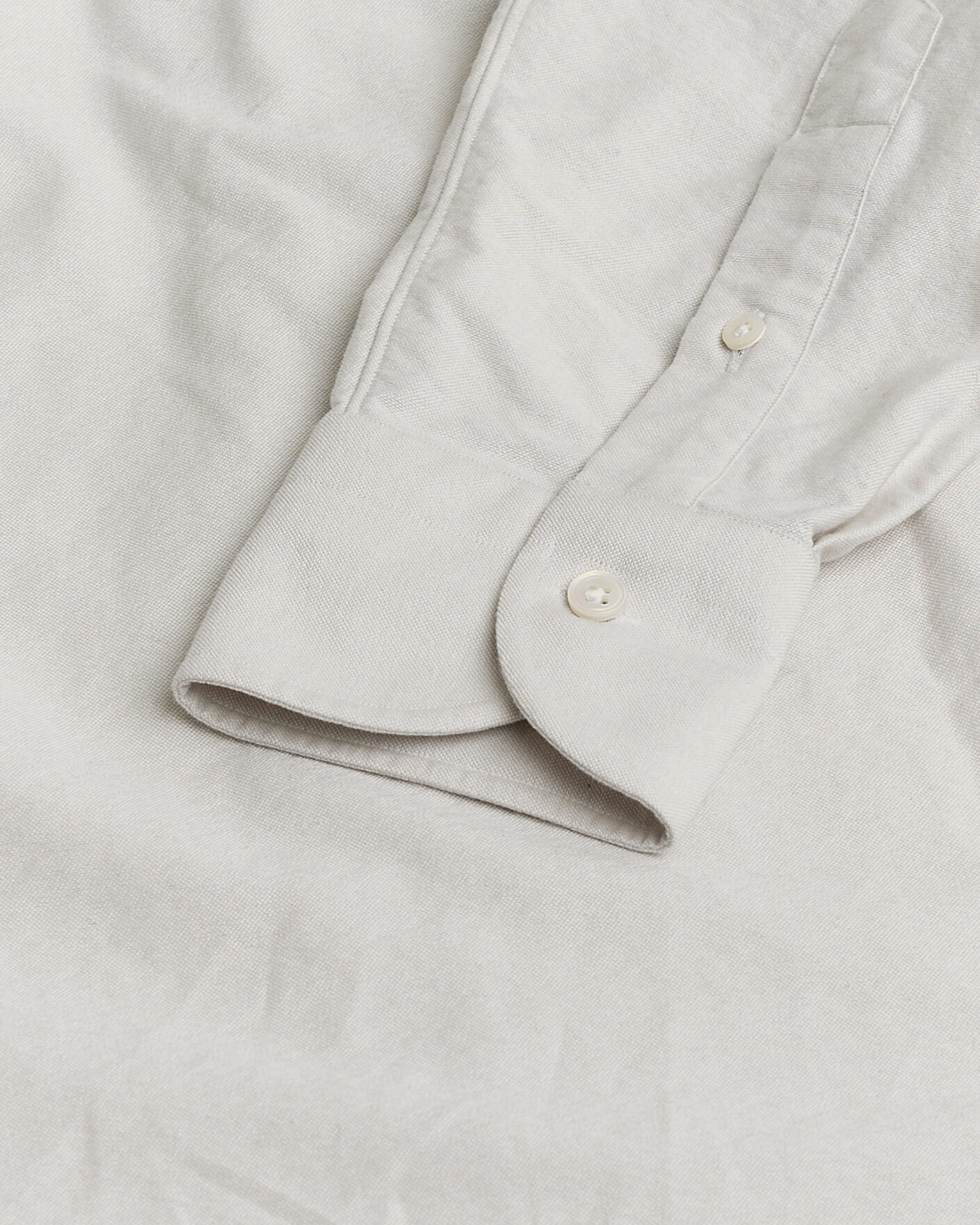 Heren | Pre-owned Overhemden | Pre-owned | 100Hands Washed Oxford Shirt Grey 41/16