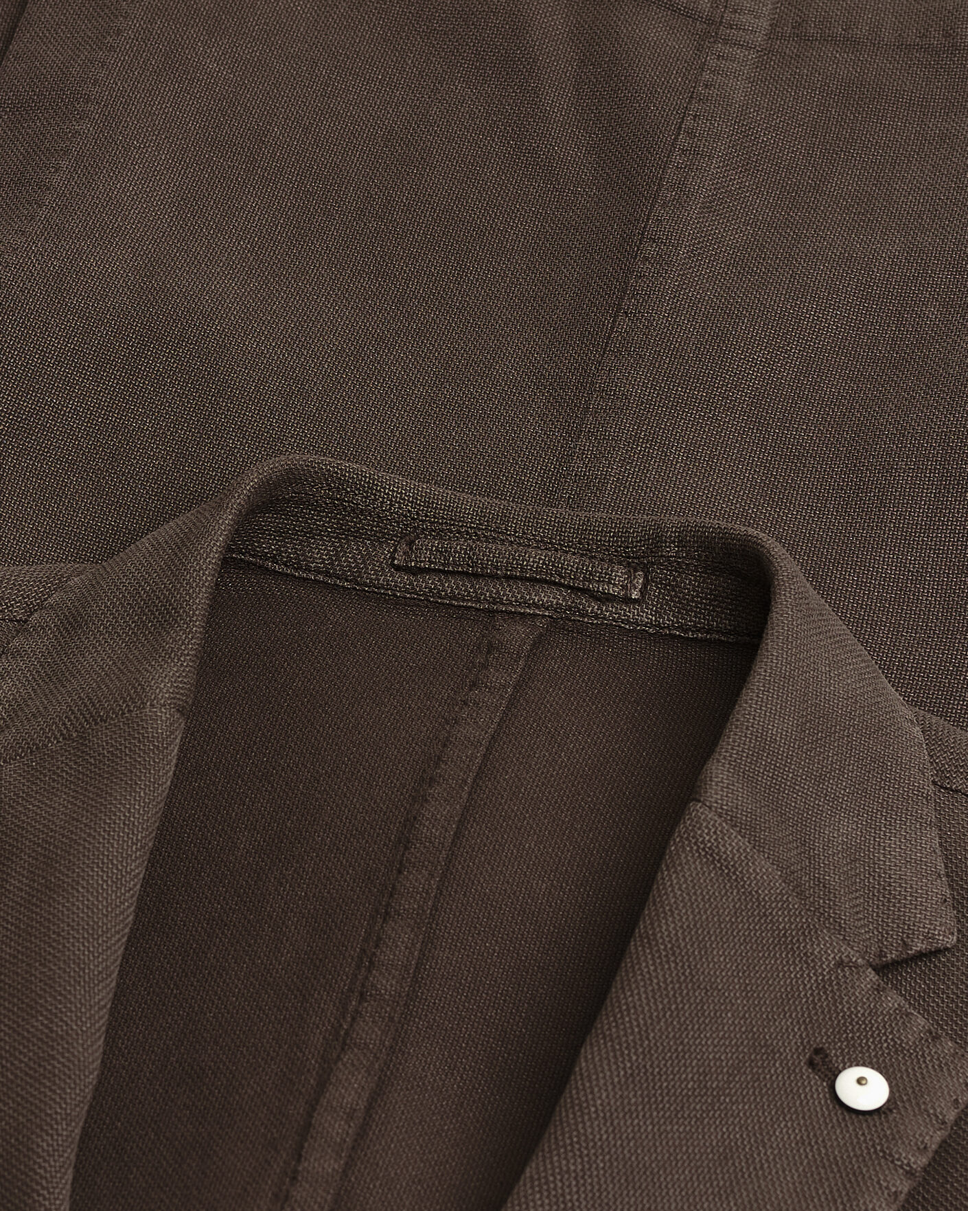 Heren | L.B.M. 1911 Jack Regular Fit Structured Cotton Blazer Brown 50 | Pre-owned | L.B.M. 1911 Jack Regular Fit Structured Cotton Blazer Brown 50