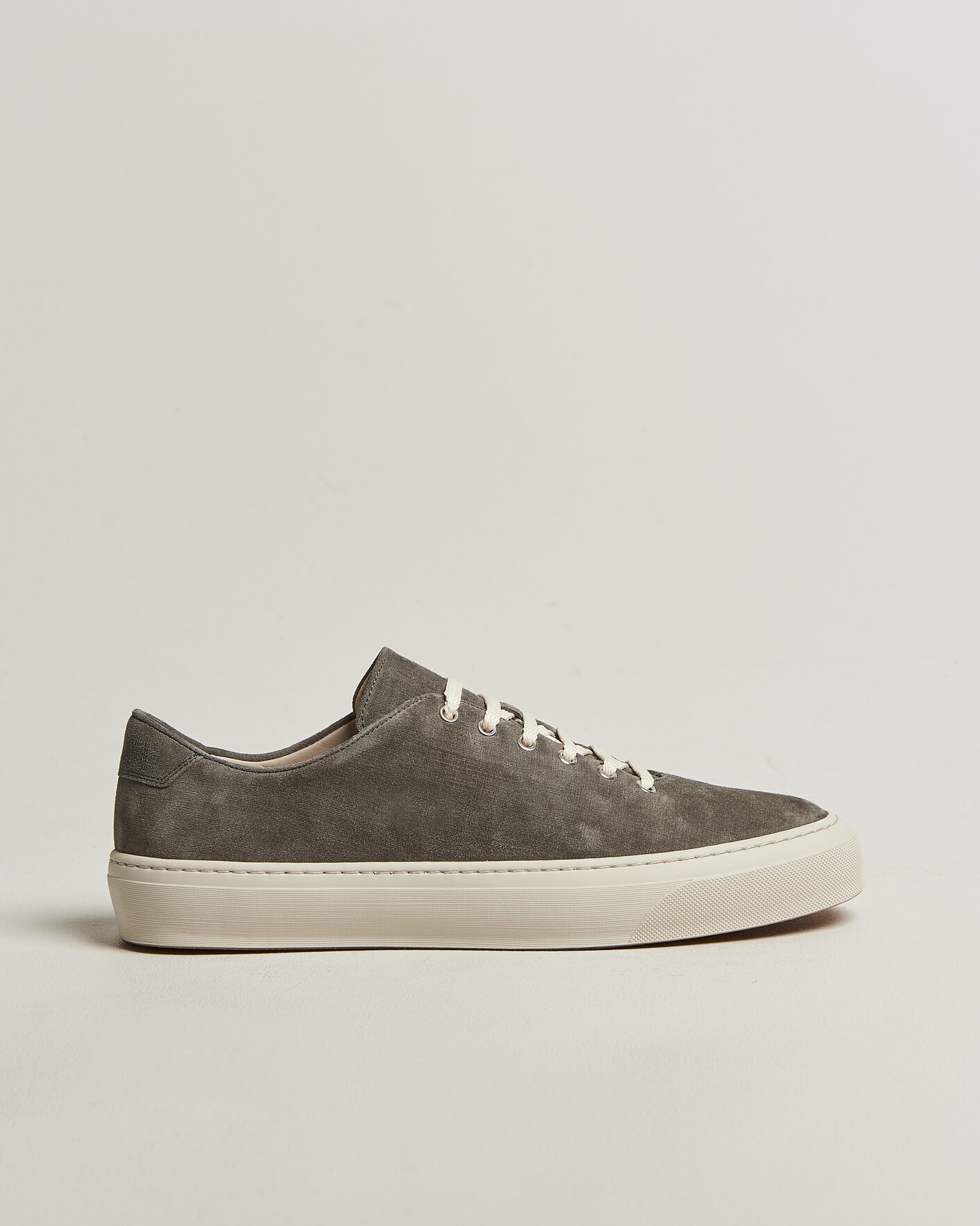 Heren | Pre-owned Schoenen | Pre-owned | CQP Genoa Suede Deck Shoe Graphite 44